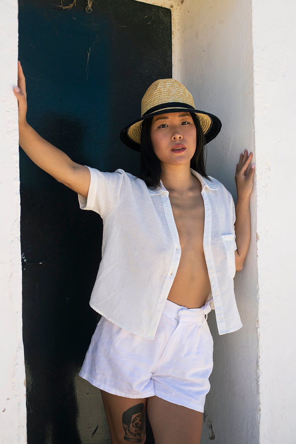 Fedora ala S, bicolor Sisi negro