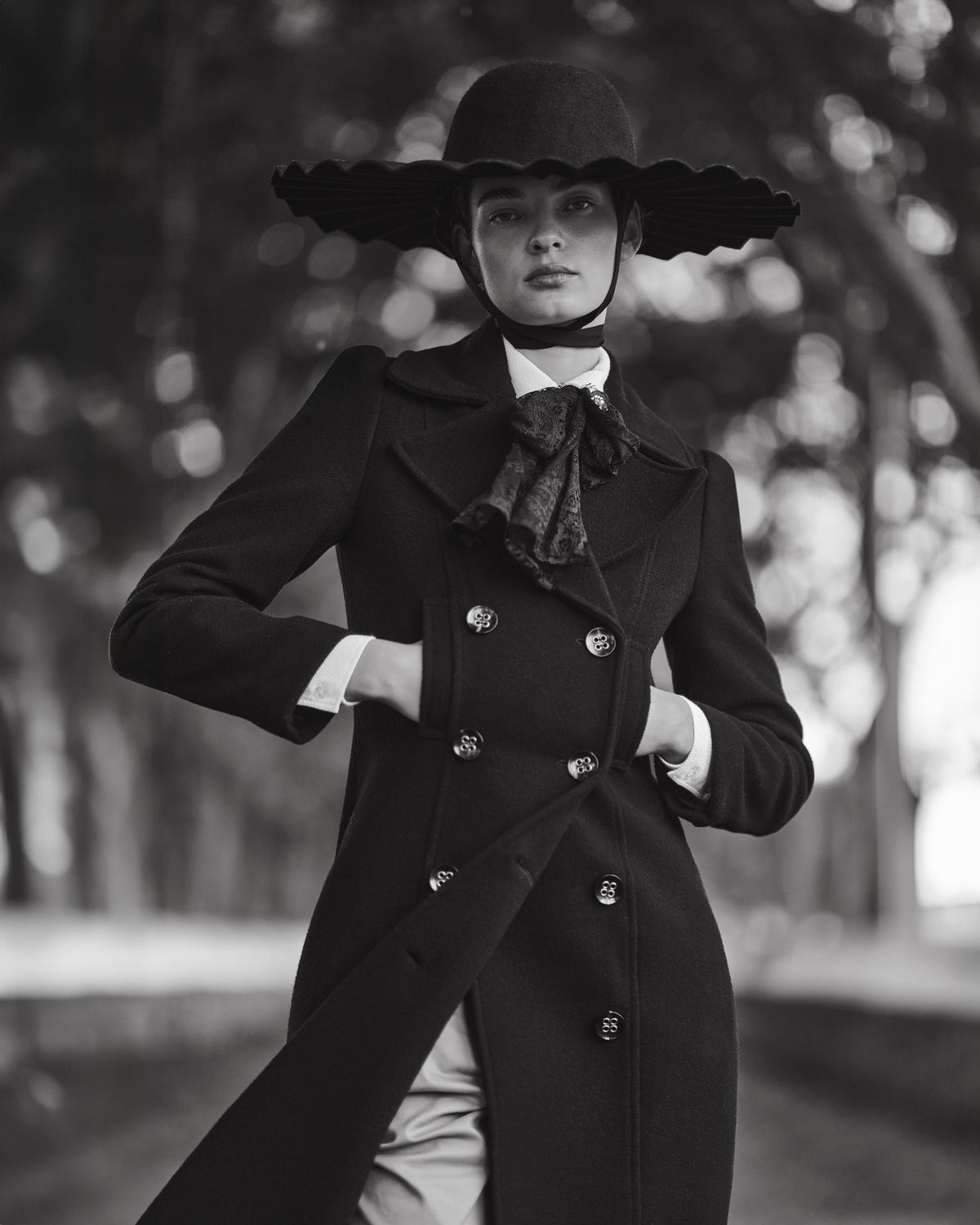 Sombrero Ondine negro