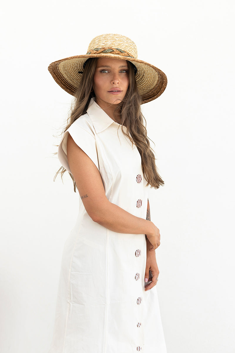 Sombrero Cuchi braid camel