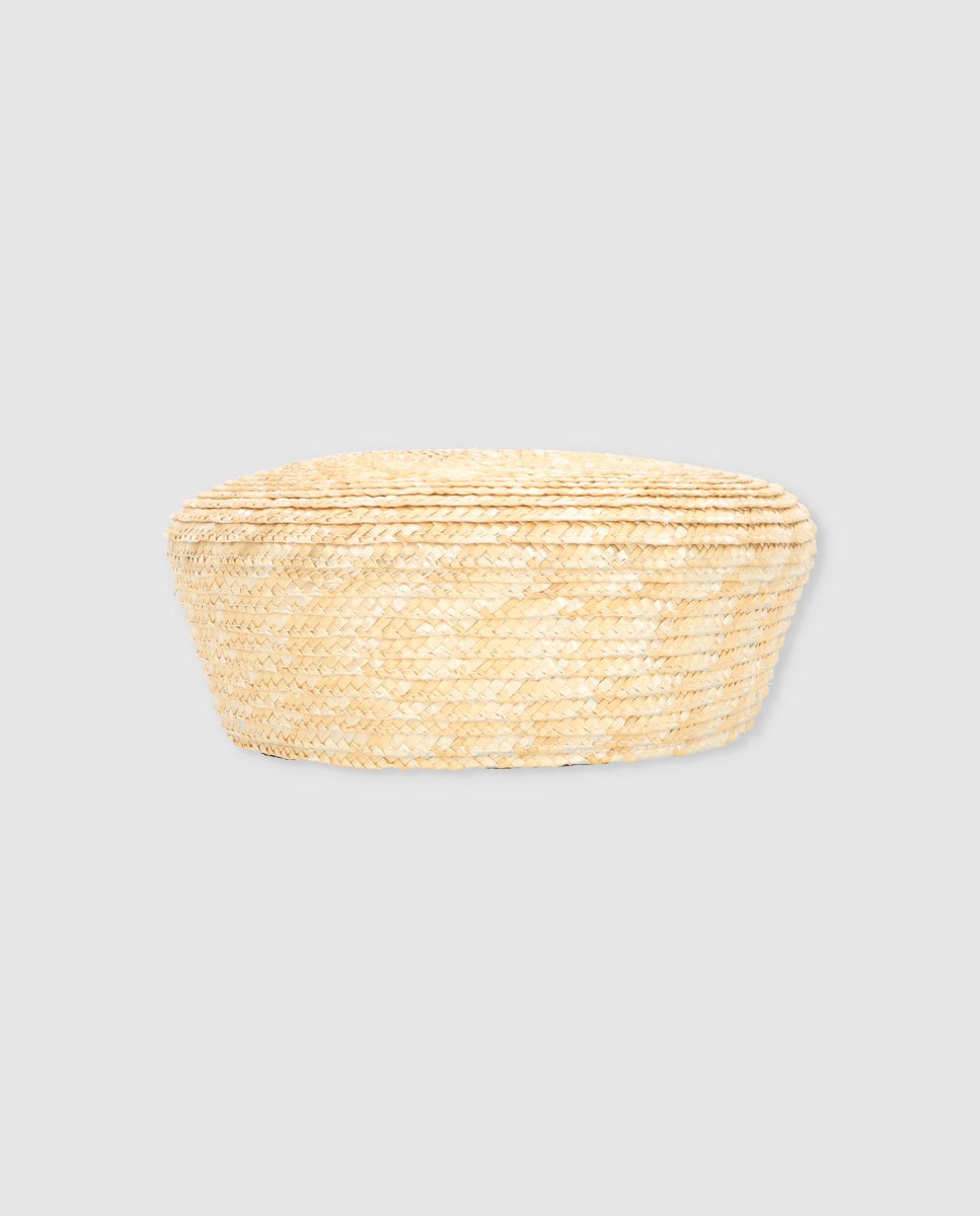 Boina Olivia de rafia natural