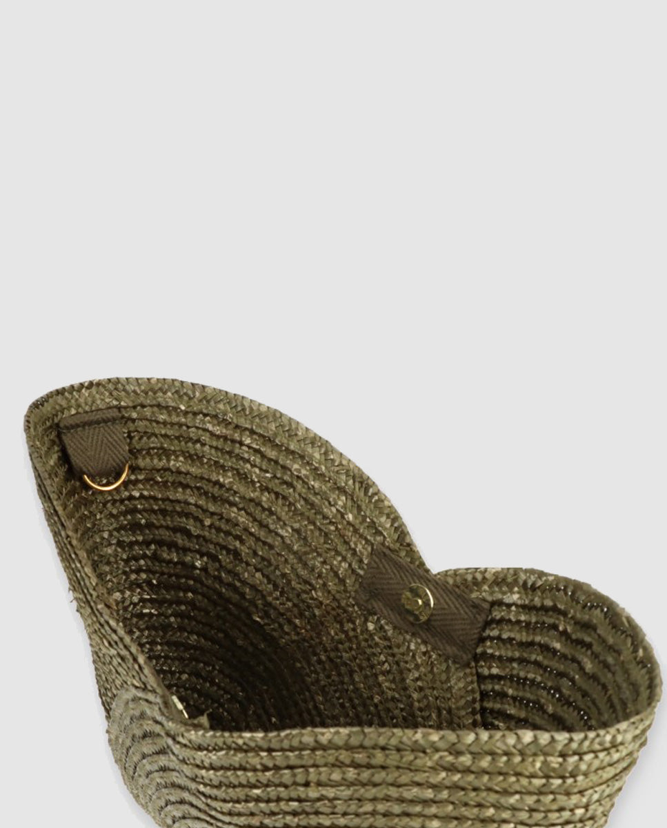 Cartera Petalo L oliva