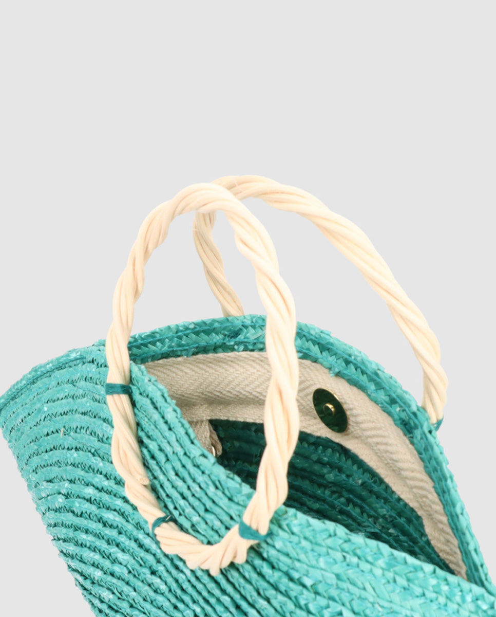 Wheat Straw Mini Hatbag