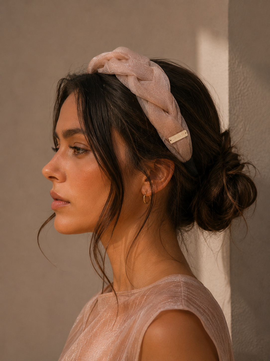 Diadema Tessa Champagne