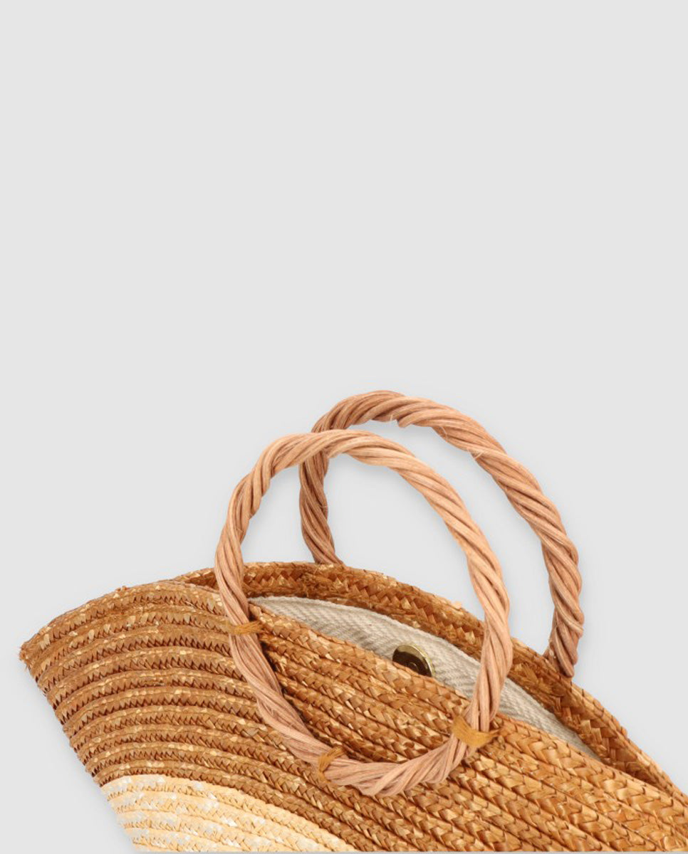 Wheat Straw Mini Hatbag