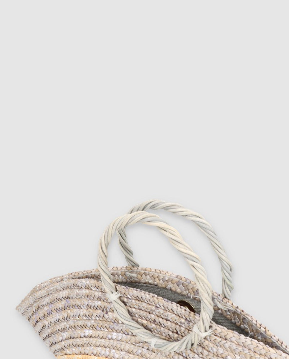 Wheat Straw Mini Hatbag