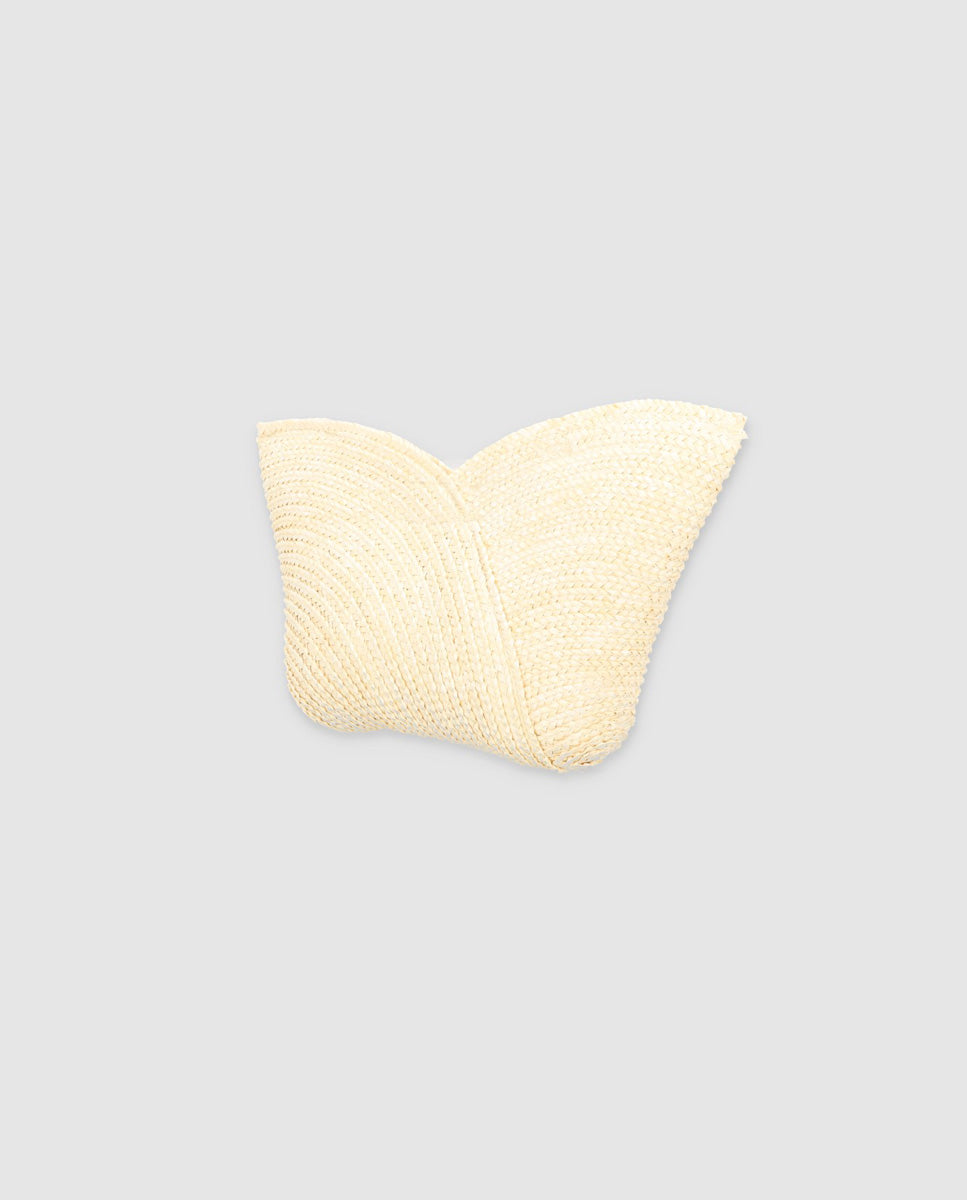 Cartera Petalo M blanco roto