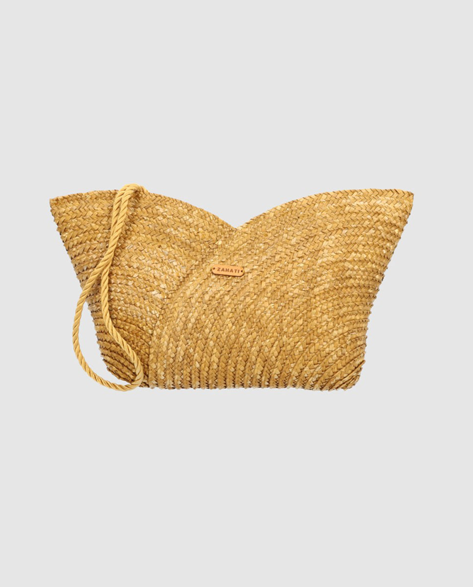 Cartera Petalo Mediana dorado