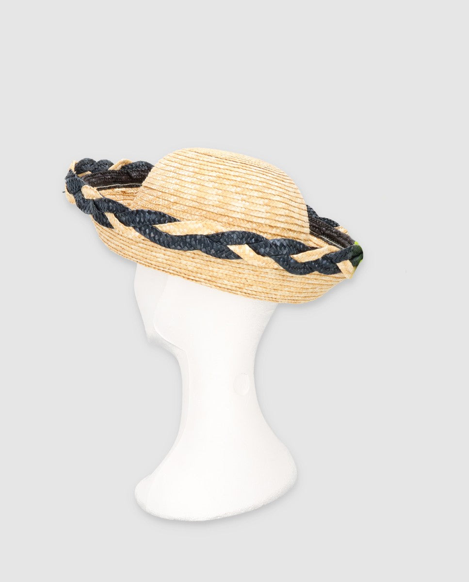 Chapeau Beetle Flow bicolore orange-violet bord M