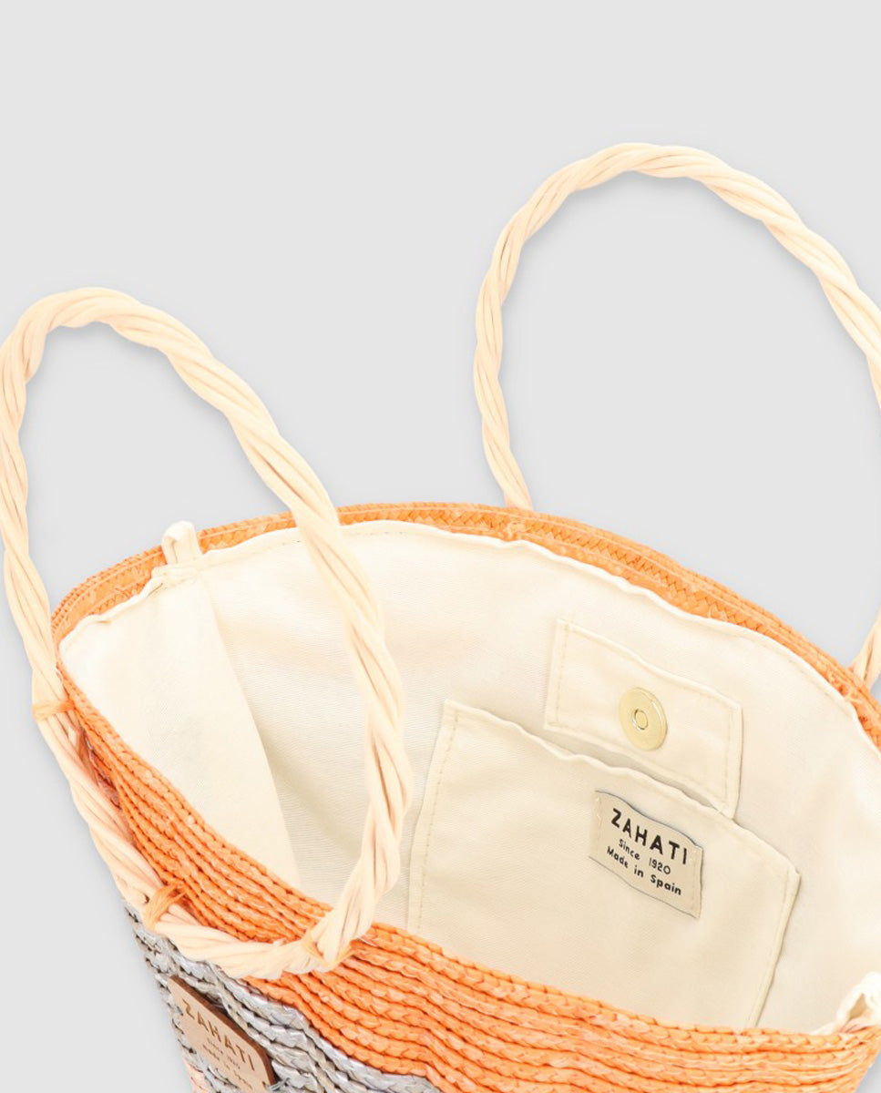 Bolso maxi shelly L tricolor