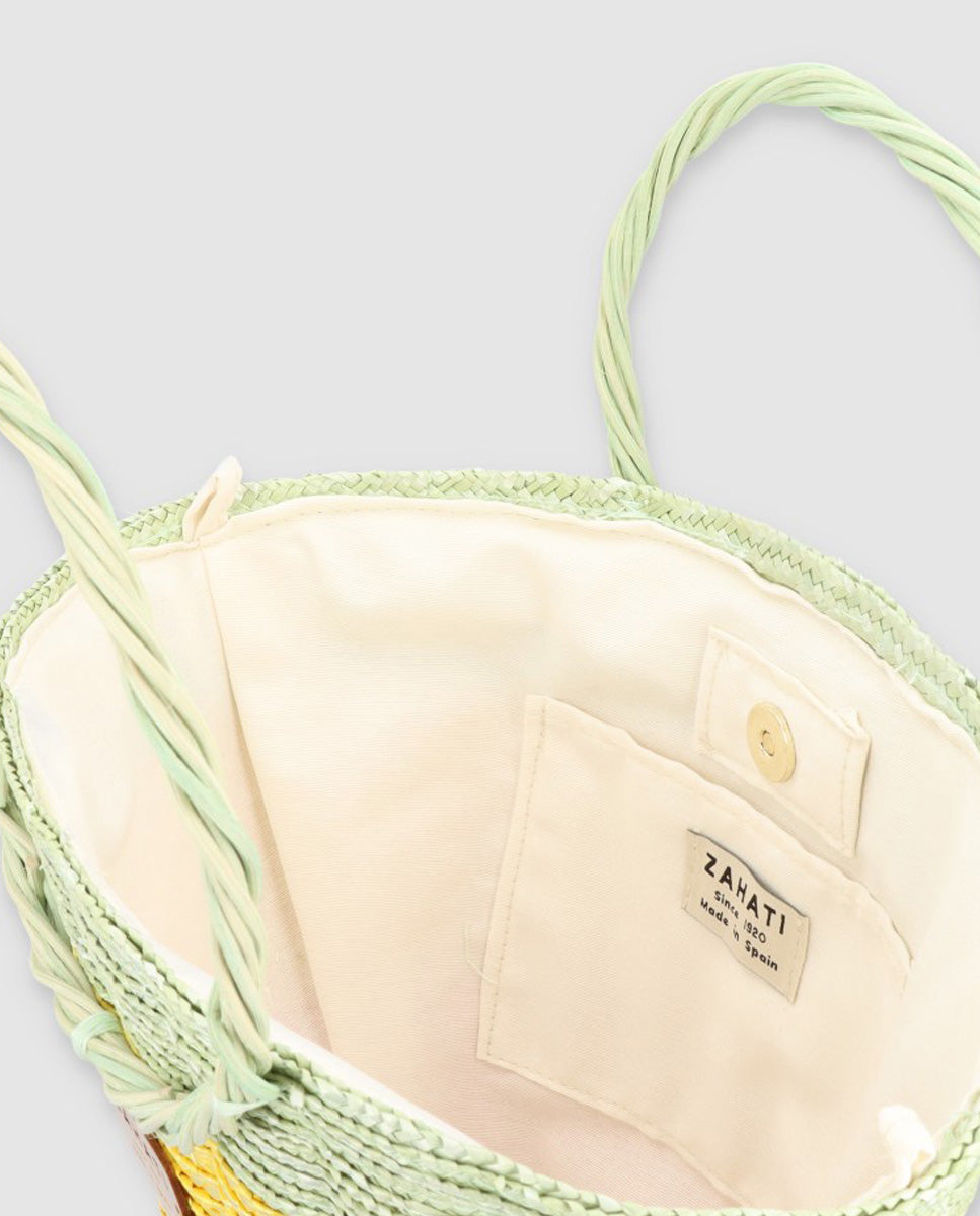 Bolso maxi shelly L tricolor