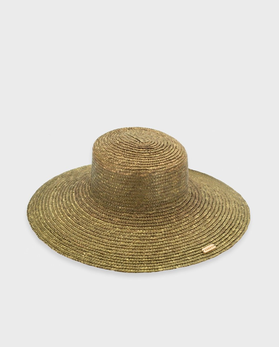 Sombrero color de paja bucket ala L - ZAHATI
