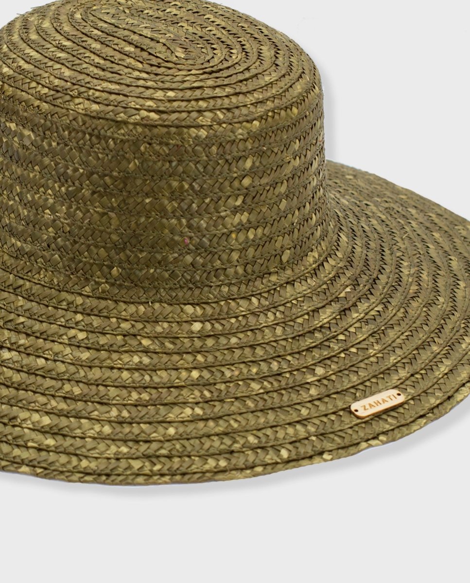 Sombrero de paja Bucket ala mediana - ZAHATI