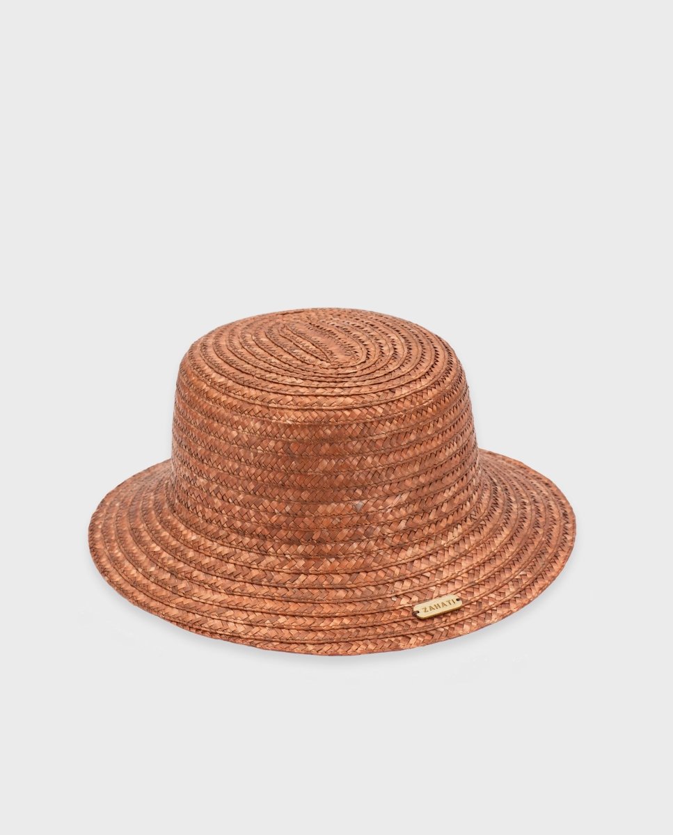 Sombrero de Paja natural Bucket - ZAHATI