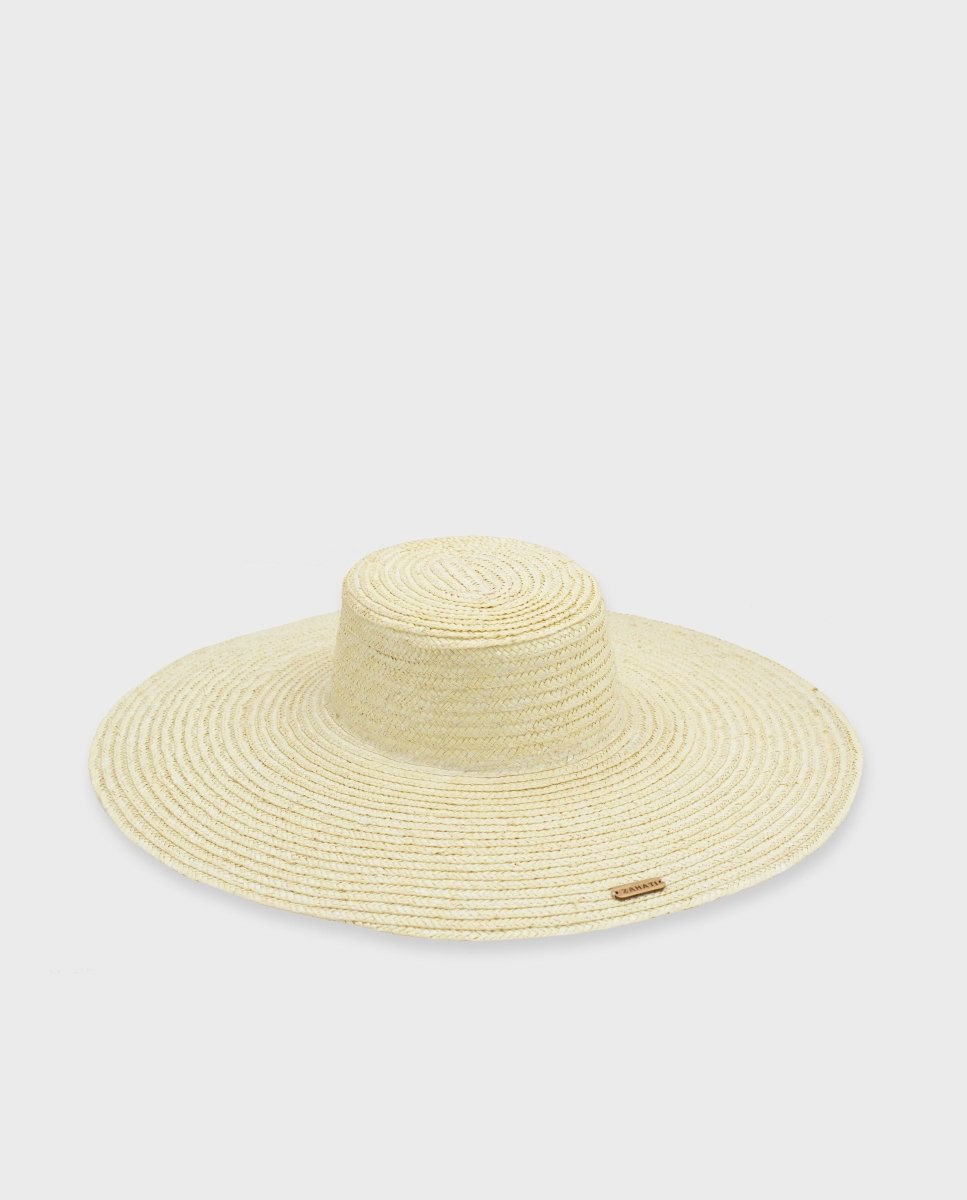 Sombrero paja Canotier ala L - ZAHATI