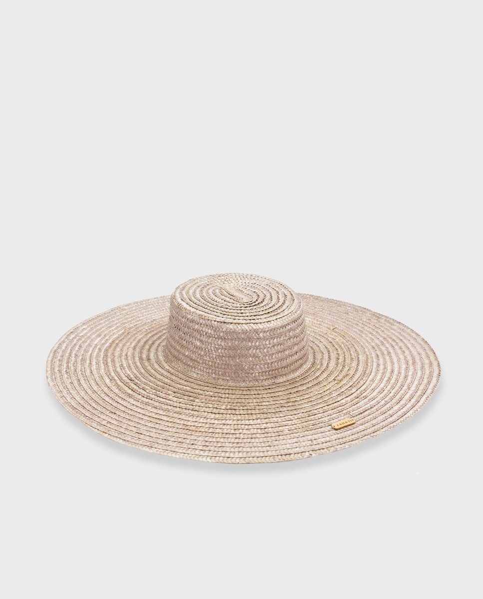 Sombrero paja Canotier ala L - ZAHATI