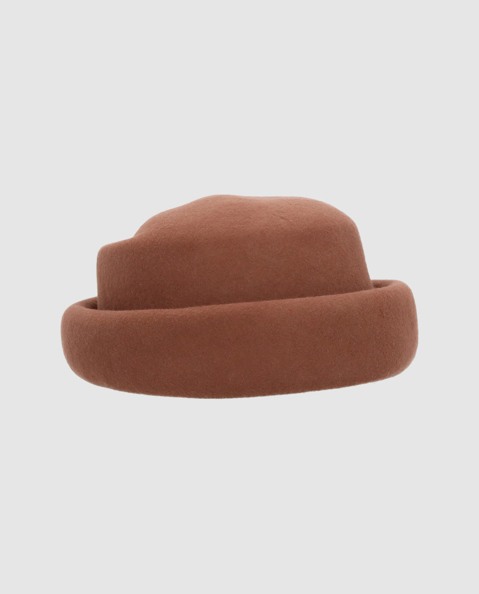 Casquete Nina marron