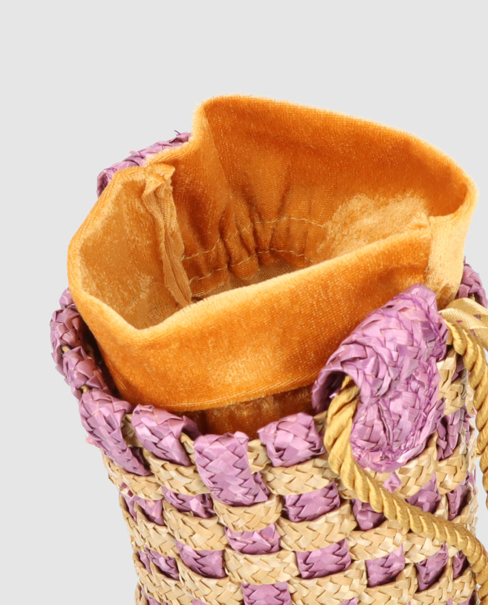 Sac Tube Tris-Tras blanc + noir