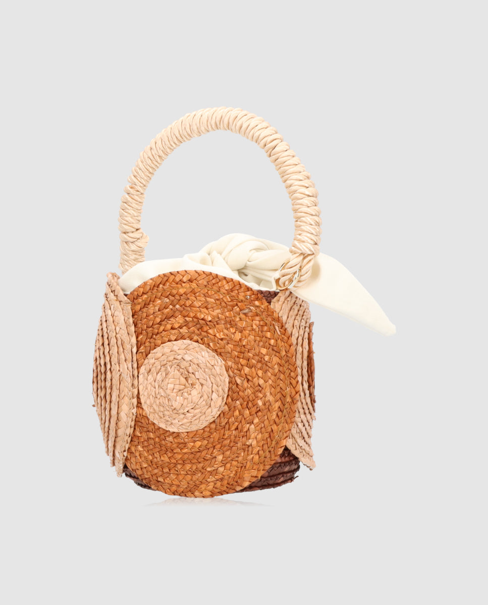 Bolso Yang Zahati Sun Stripes tricolor bronce