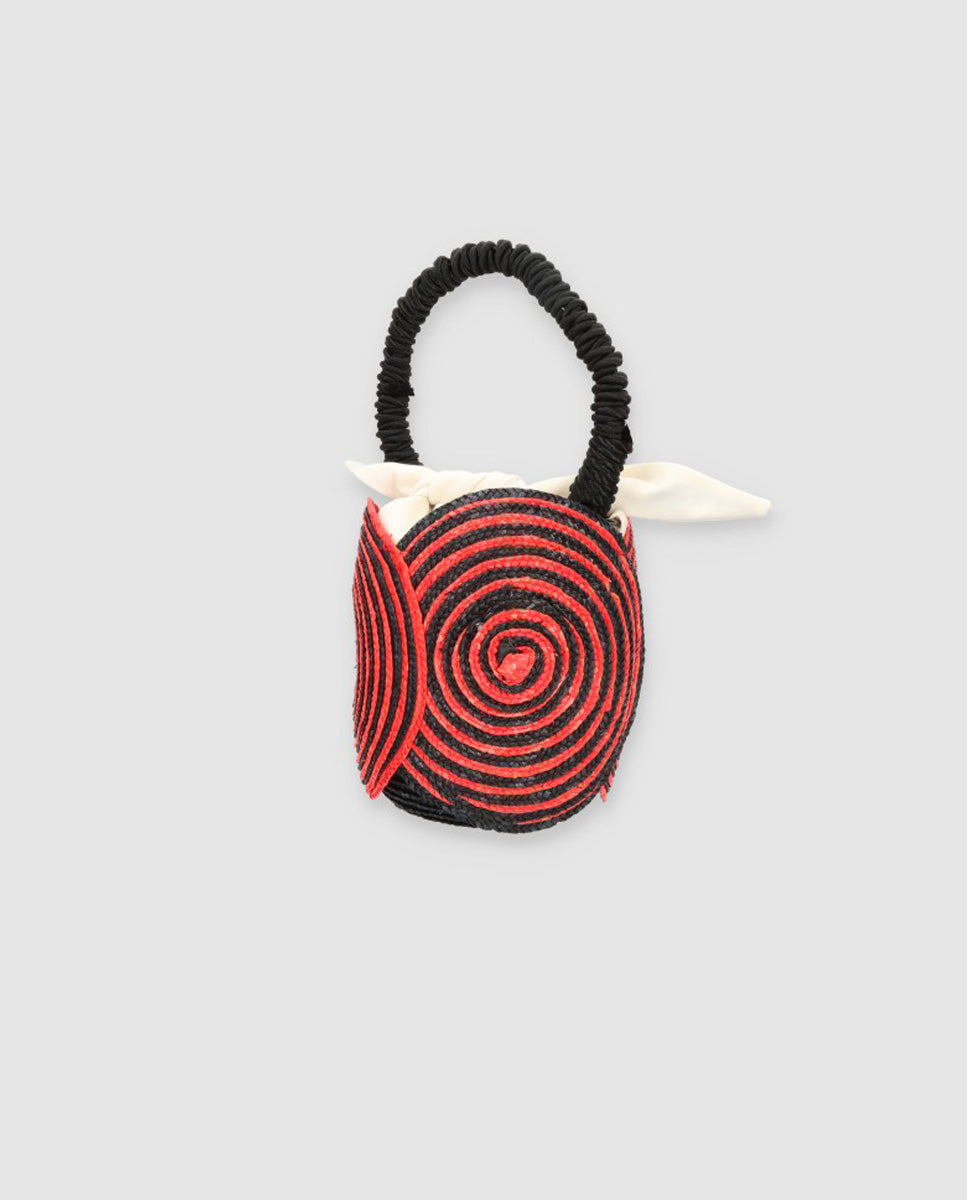 Bolso Yang espiral rojo