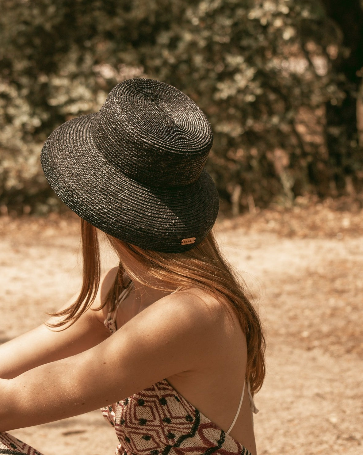 Sombrero Curvo de paja de trigo - ZAHATI