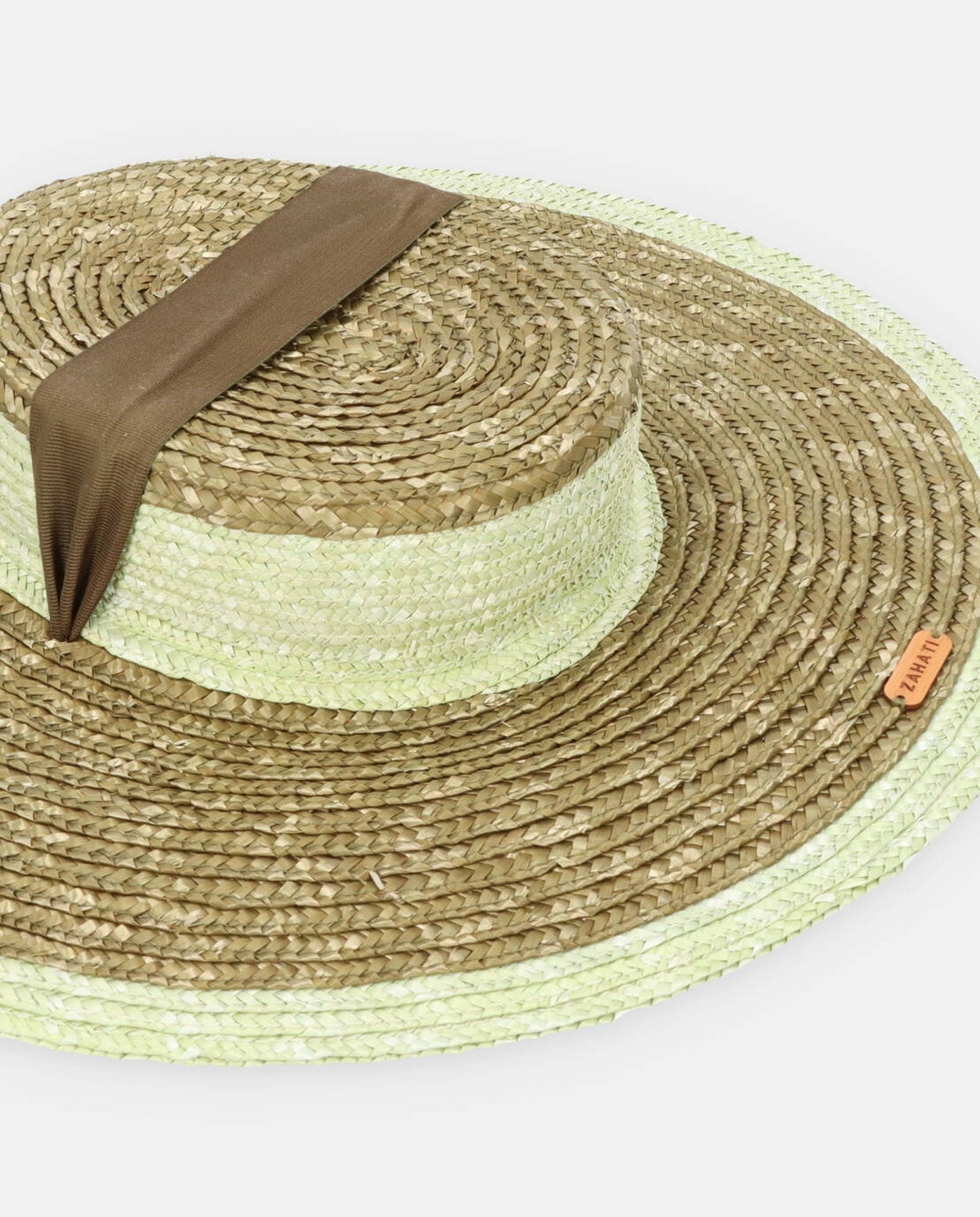 Sombrero Andalusian bicolor verdes