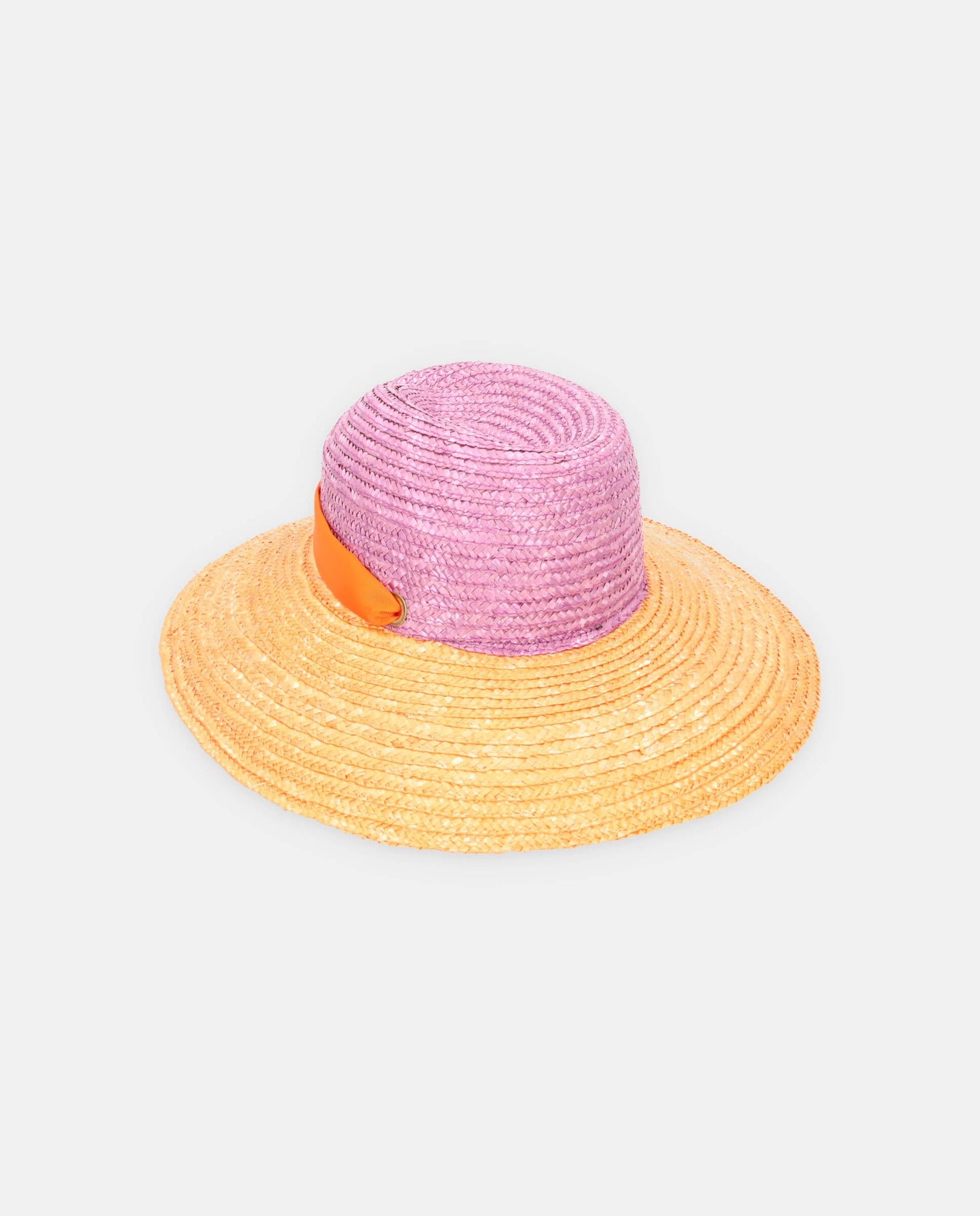 Sombrero Beetle flow bicolor naranja-morado-ala M