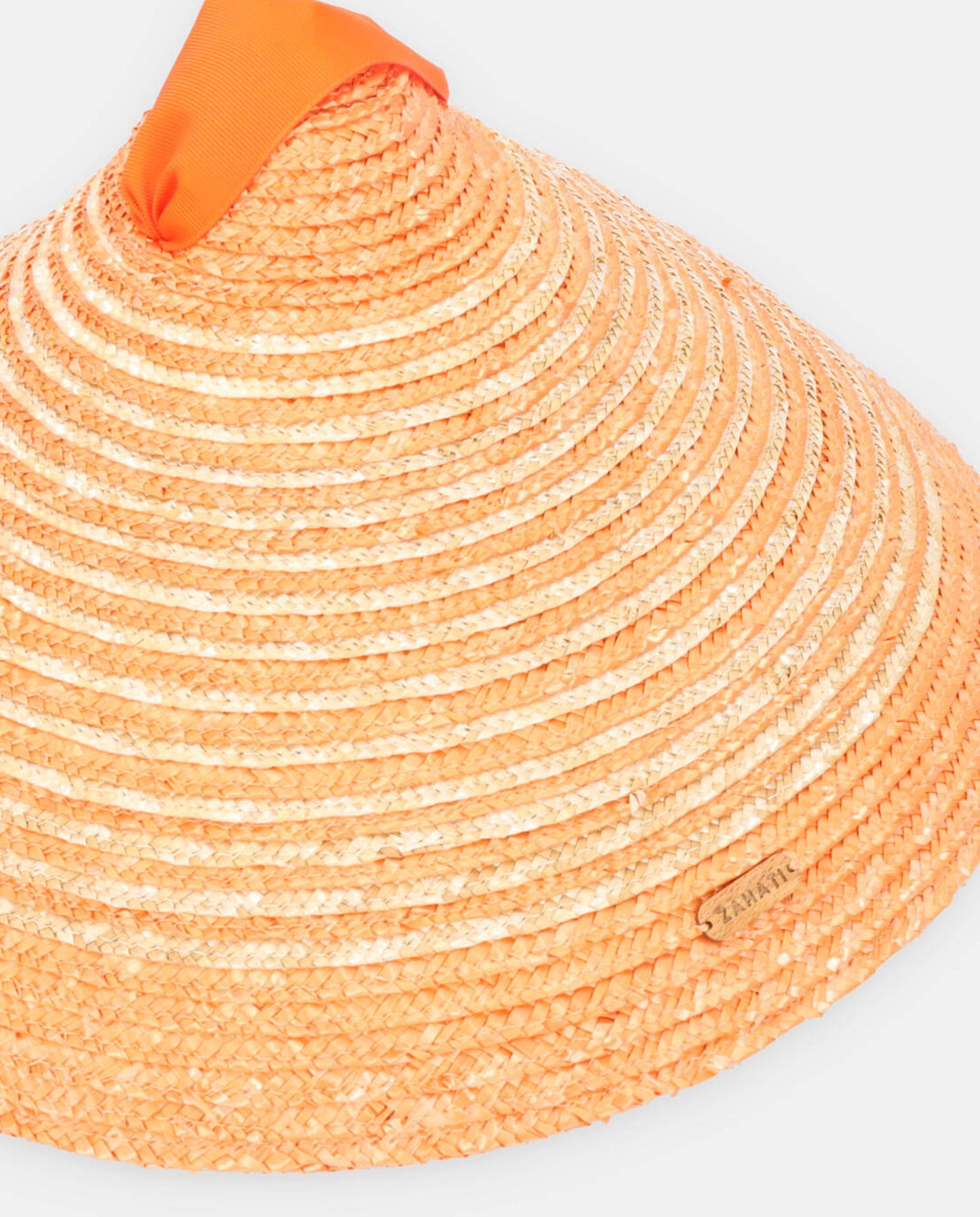Chapeau chinois spiralé sisi orange