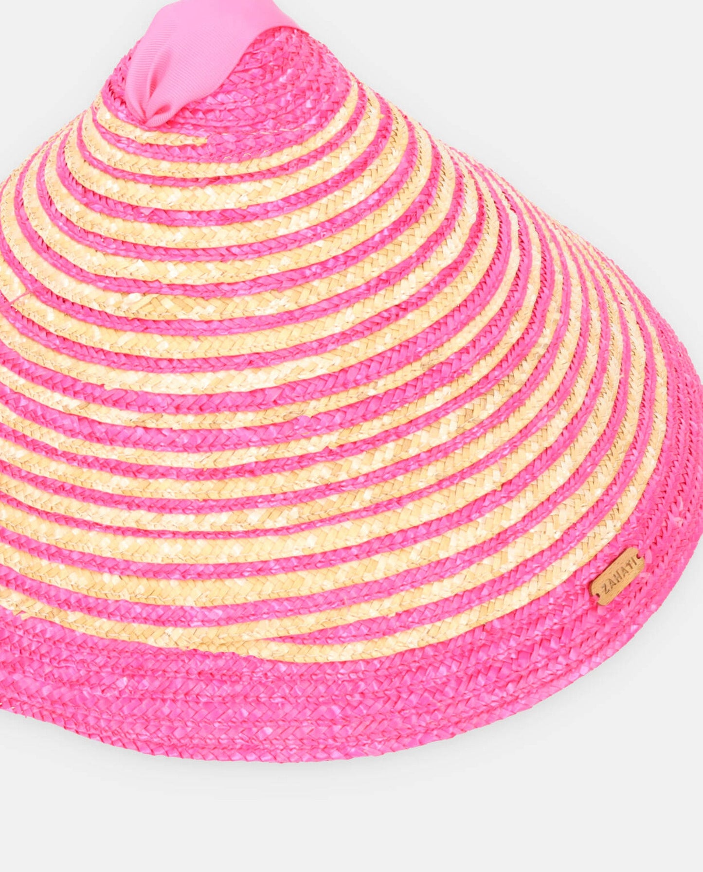 Chapeau chinois spiralé sisi fuchsia