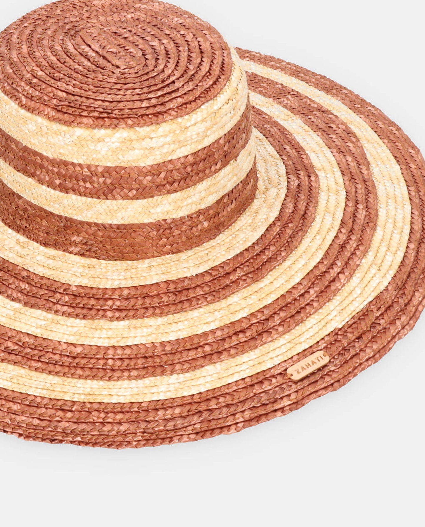 Cuchi zebra natural-chocolate hat L brim