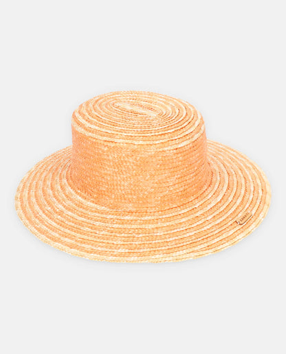 Sombrero Cuchi espiral naranja-natural ala S