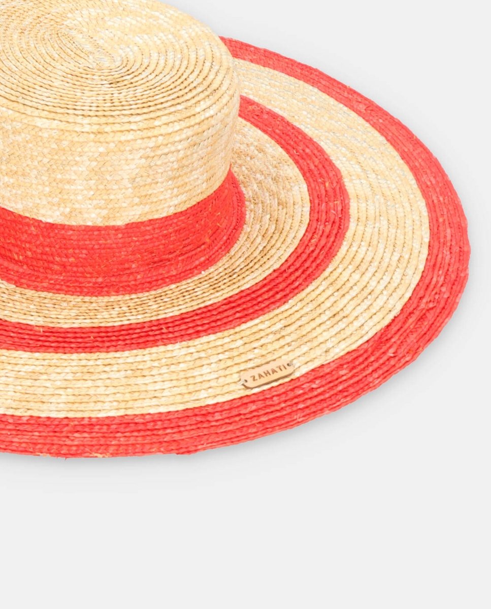 Sombrero Canotier Aalto cebra - ZAHATI