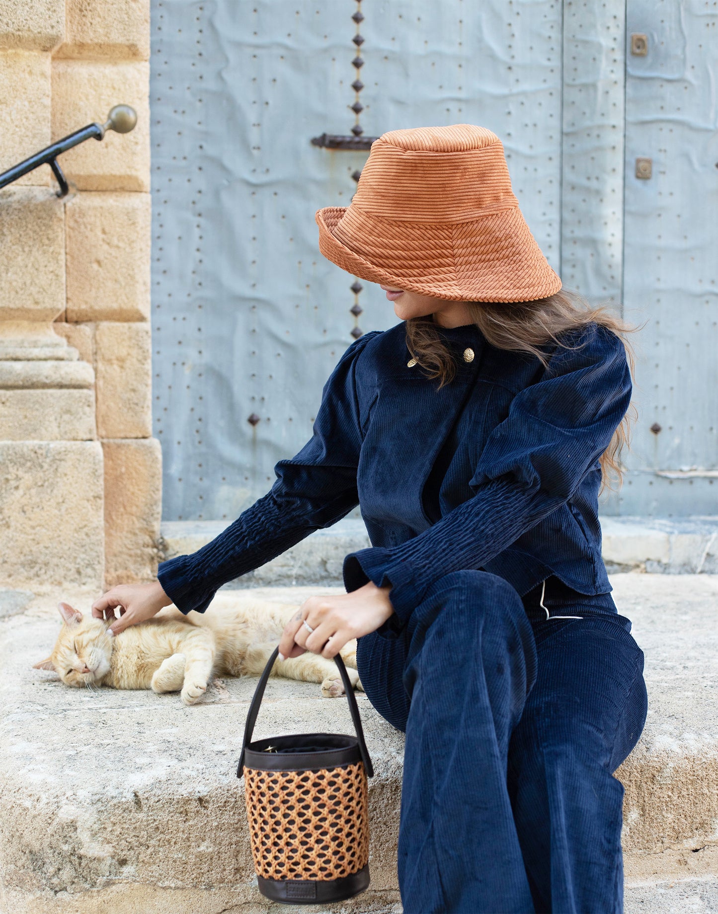 Sombrero Yoyo Pana azul