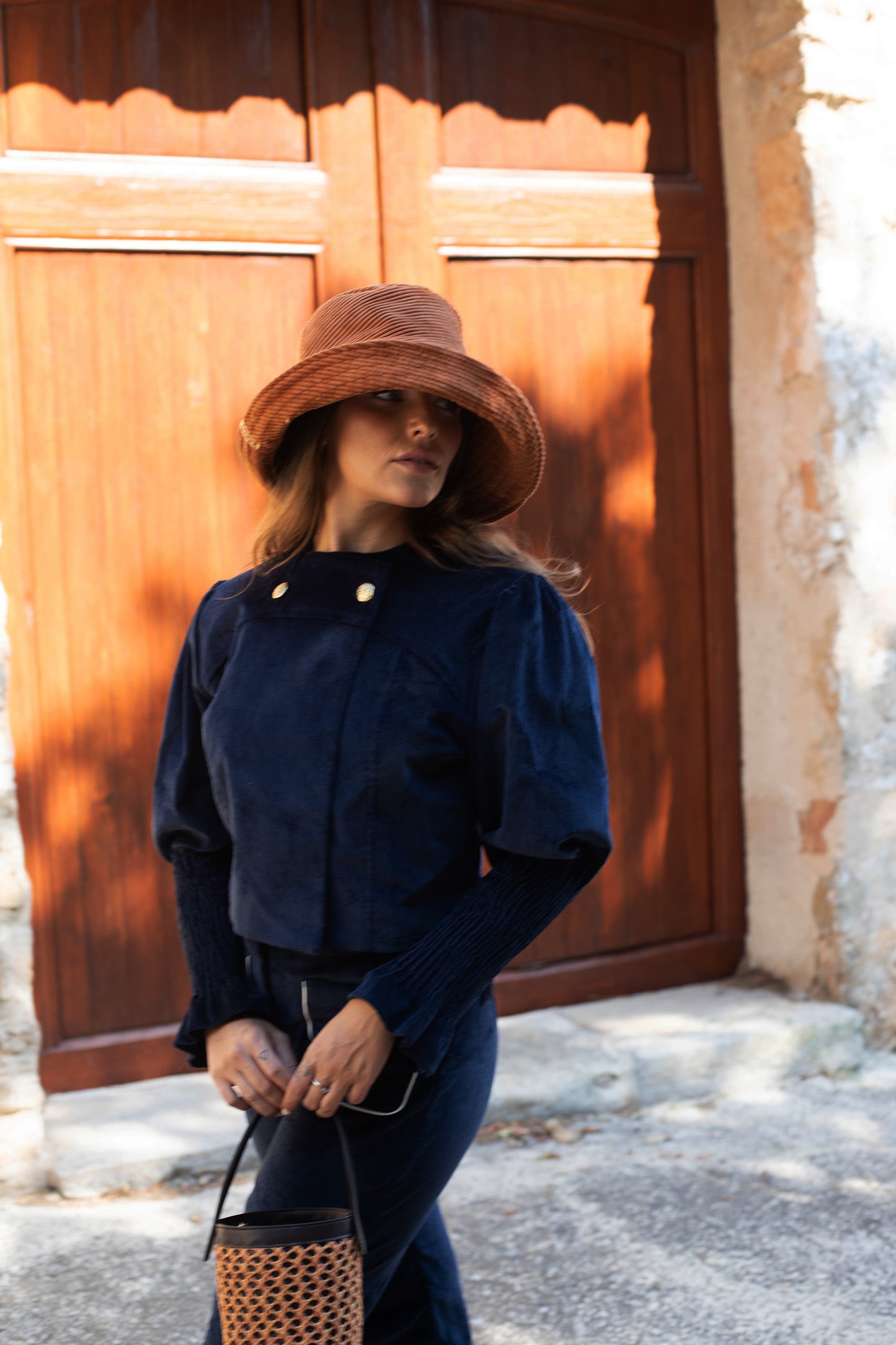 Sombrero Yoyo Pana azul