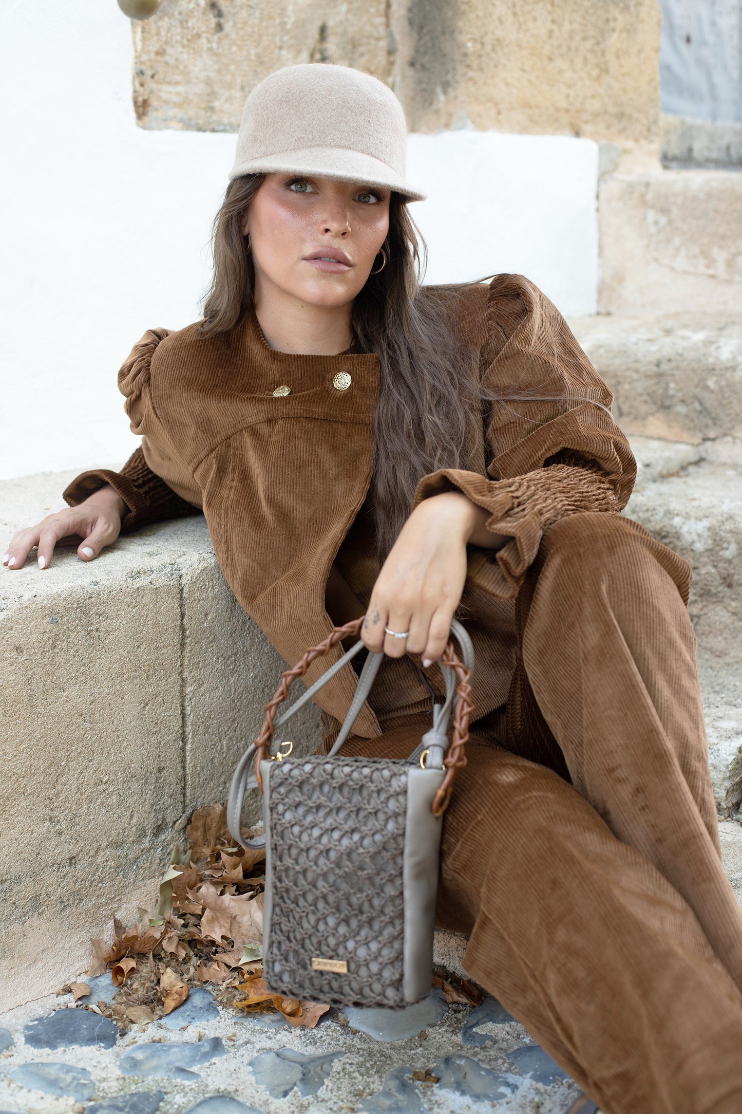 Bolso Zig -Zag Mini mountain + grey