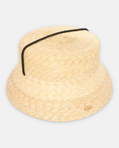 Natural Straw Tufted Hat