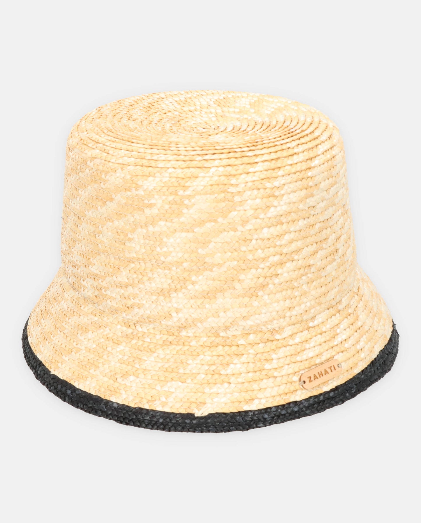 Sombrero Bucket Pescador Natural + Negro