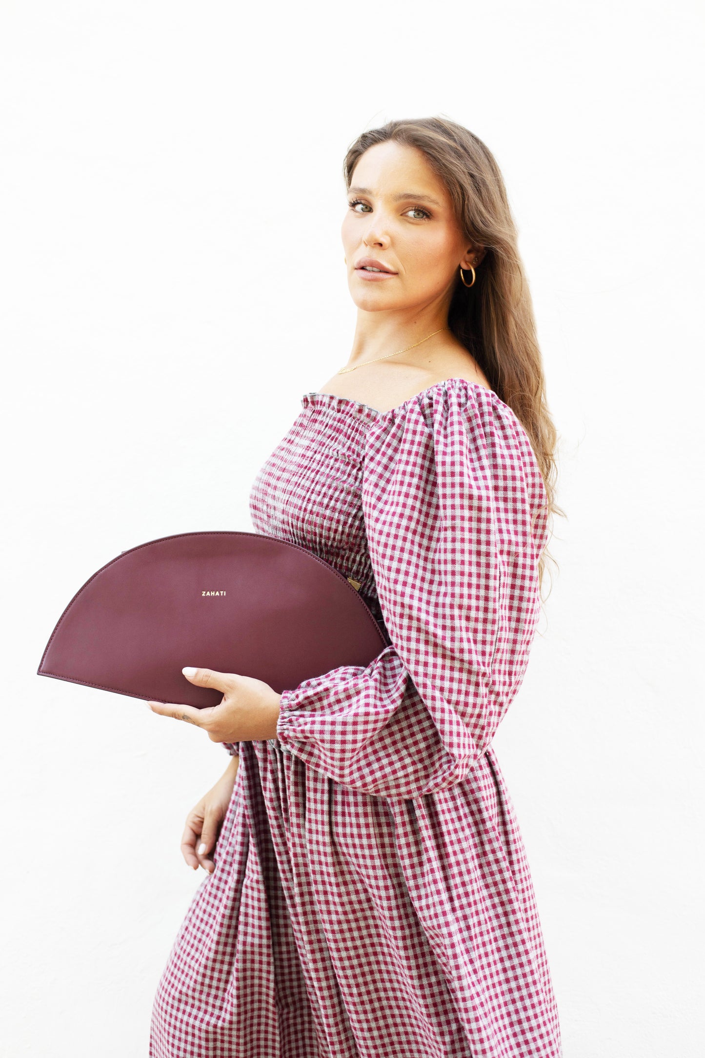 Abanico Lissé Burdeos