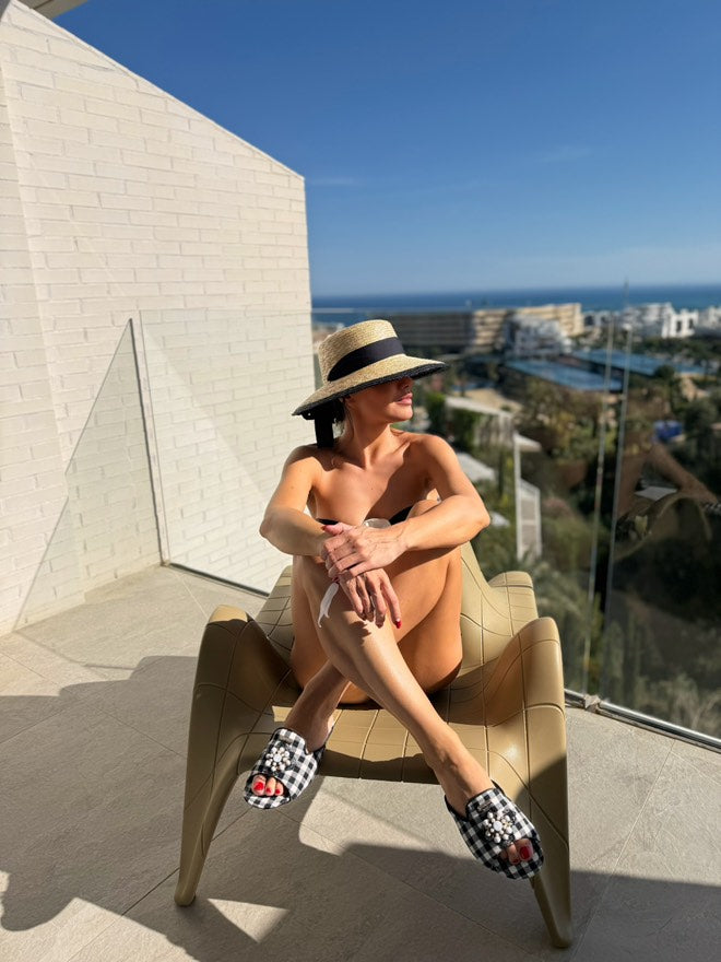 Sombrero Flow Sisi negro ala M