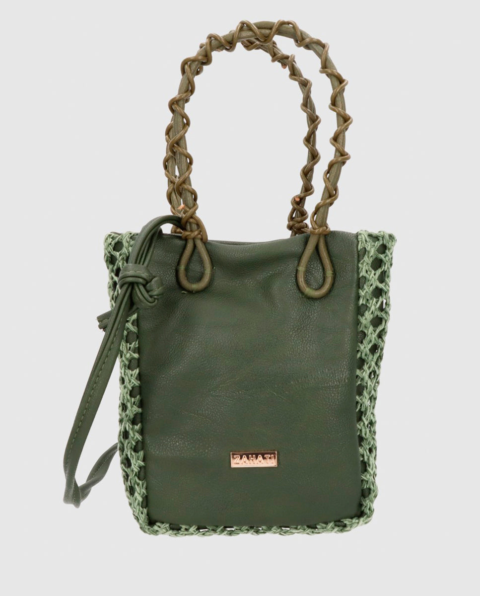 Bolso-Zig-Zag-Mediano-Duo-Verde-Oliva-2-Bolsos Zahati