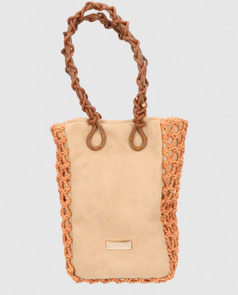 Bolso-Zig-Zag-Mini-duo-Camel-+-naranja-1-Bolsos Zahati