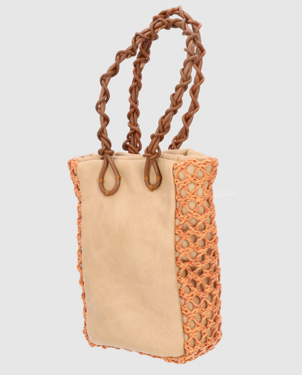 Bolso-Zig-Zag-Mini-duo-Camel-+-naranja-3-Bolsos Zahati