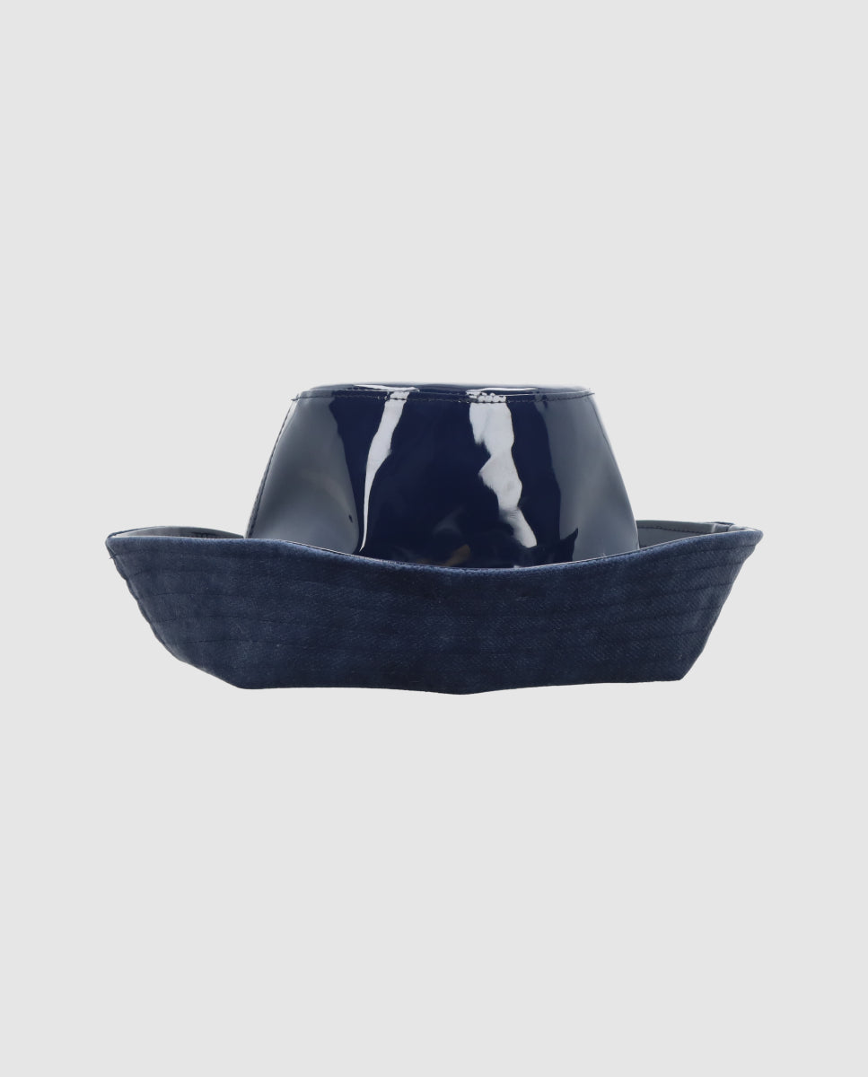 Charolito terciopelo azul marino ala L