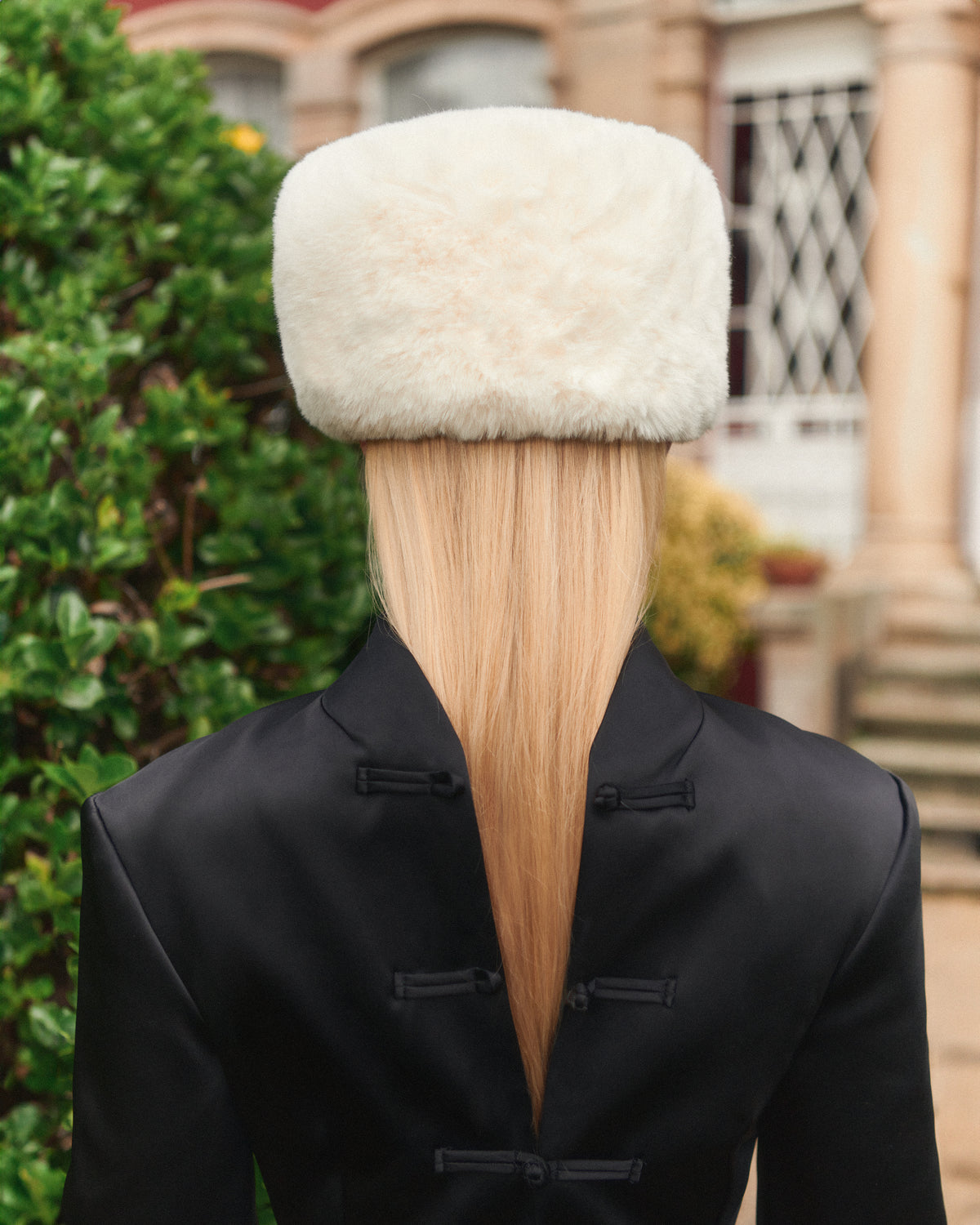 Gorro Alaska blanco roto