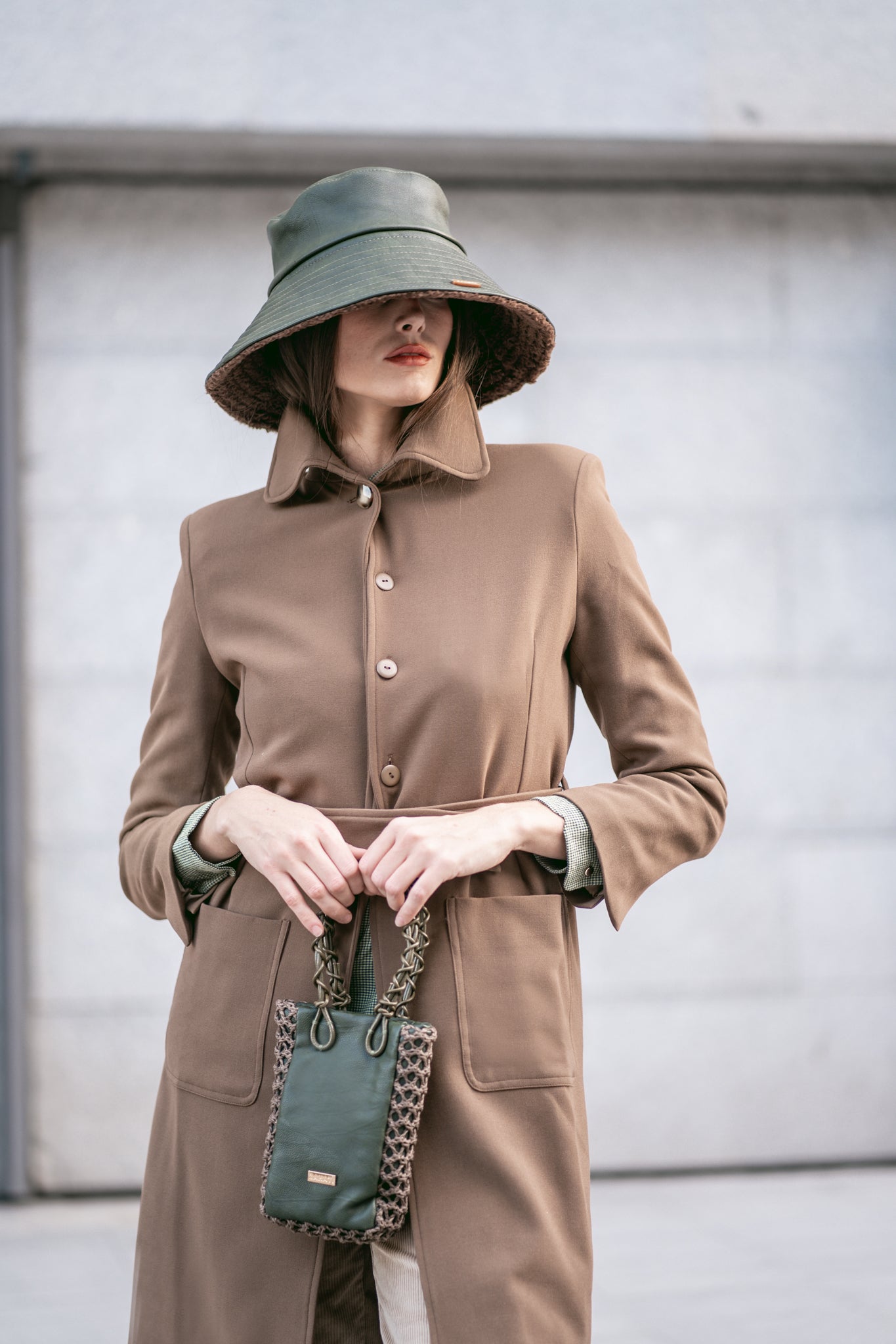 Bolso Zig-Zag duo oliva