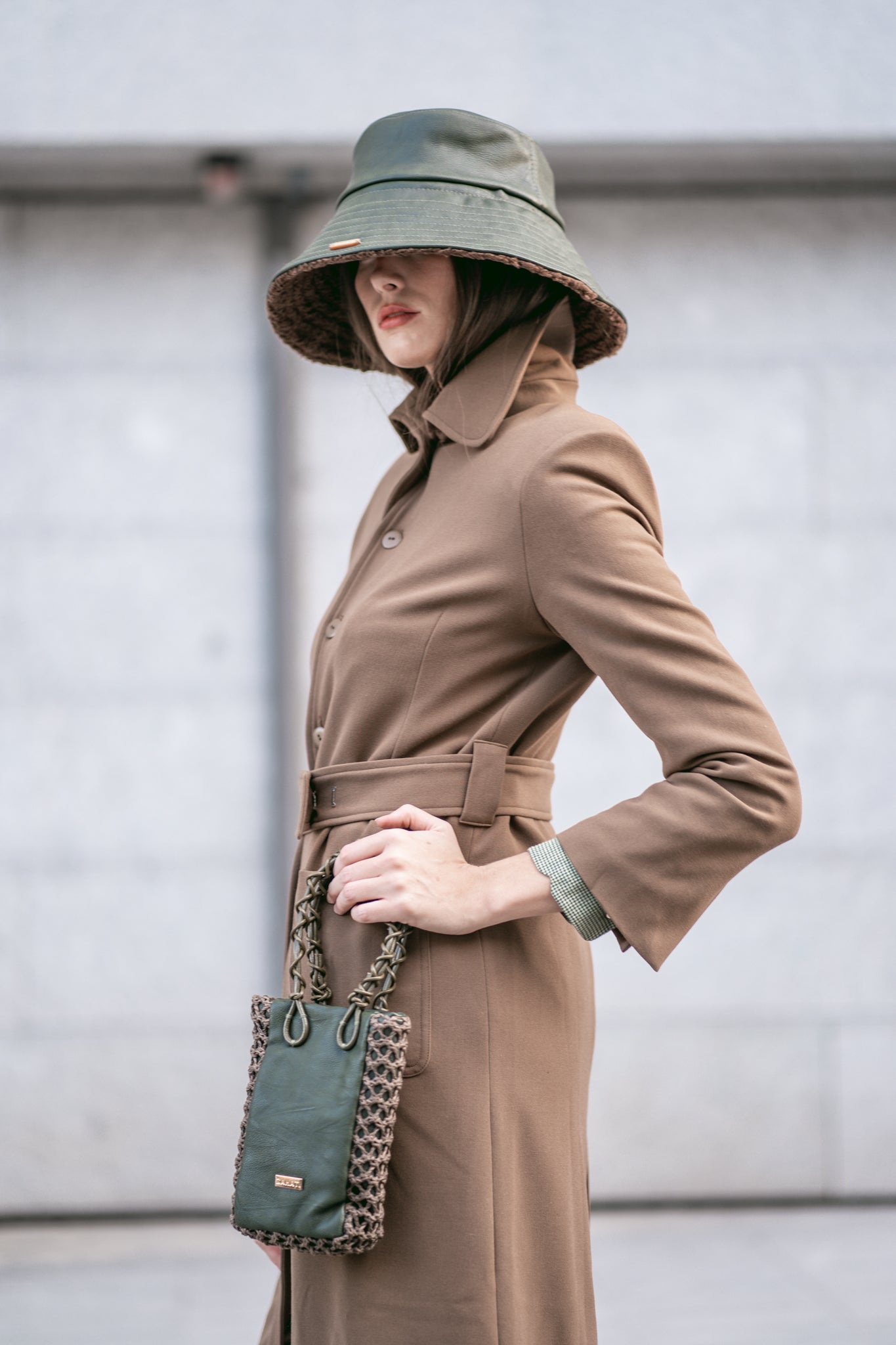 Bolso Zig-Zag duo oliva