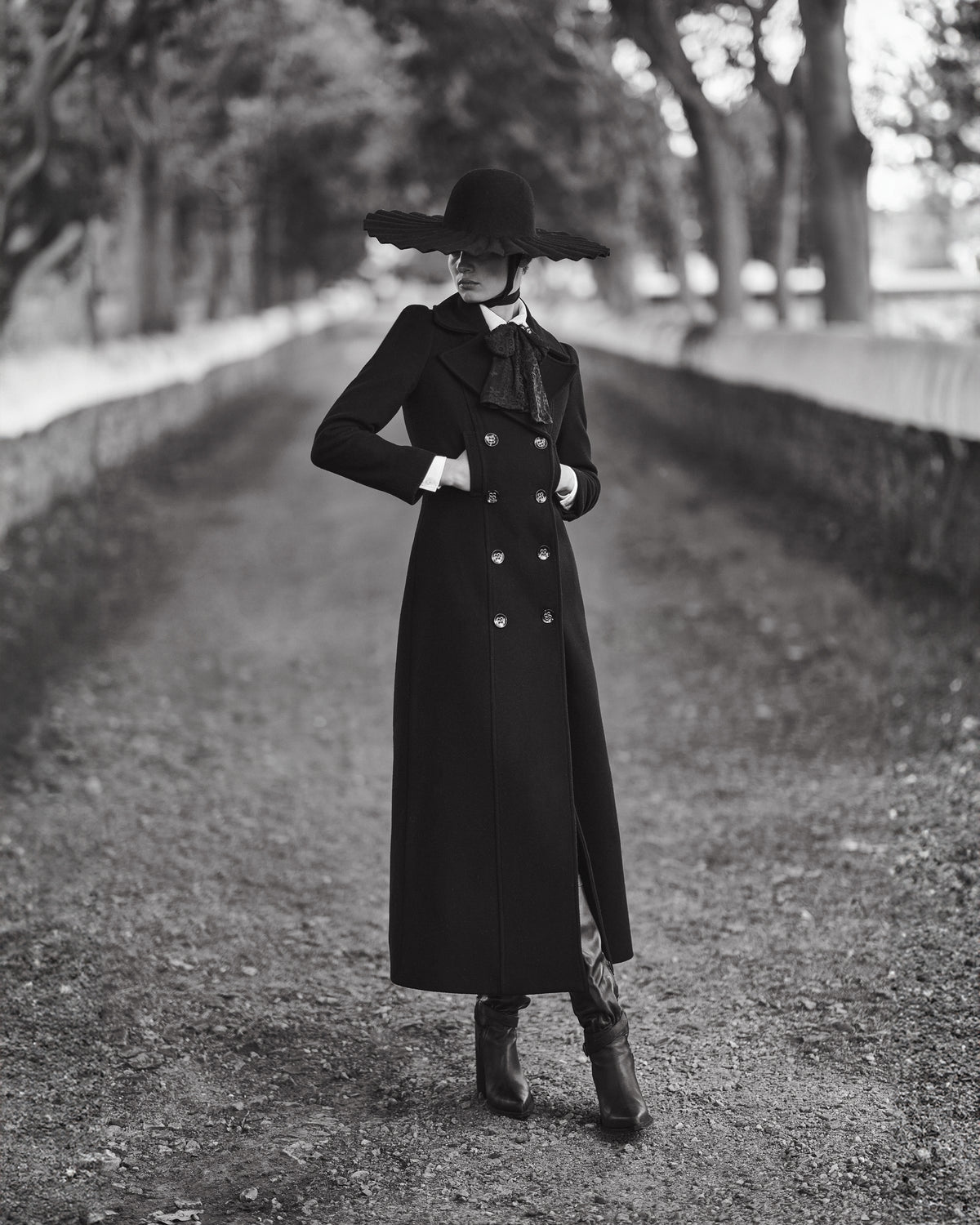 Sombrero Ondine negro