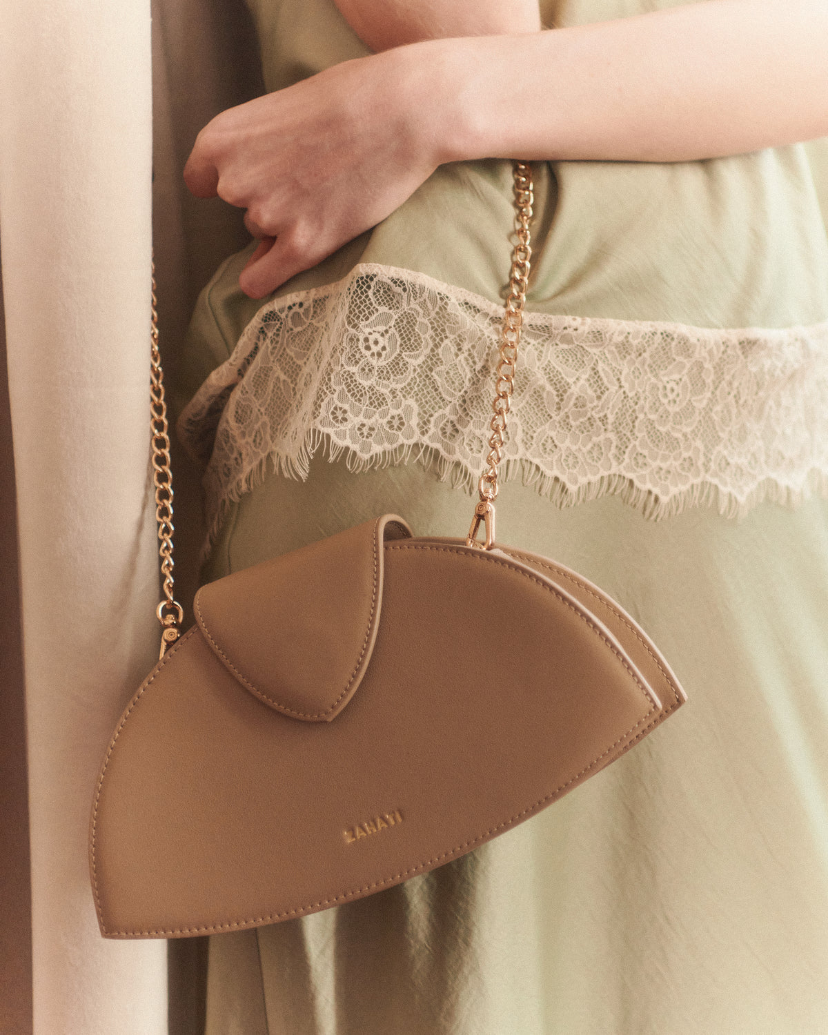 Cartera Chloé Cuero Topo