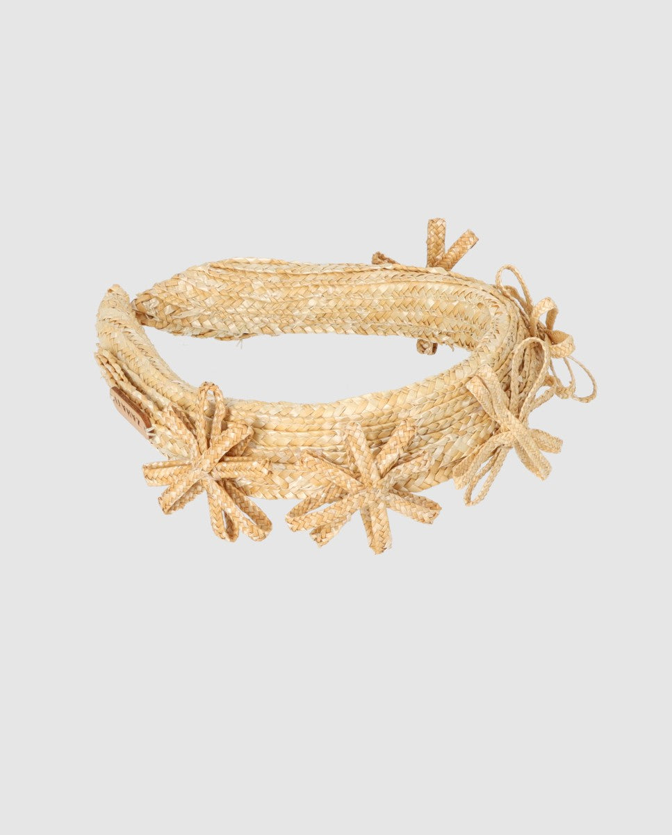 high straw headband