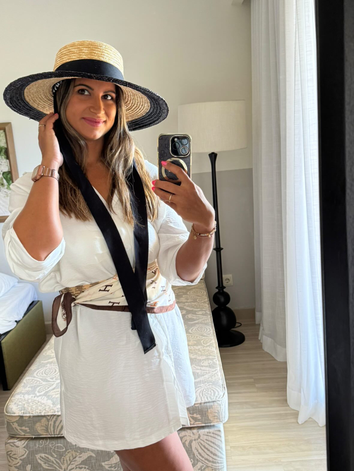 Sombrero Flow Sisi negro ala M