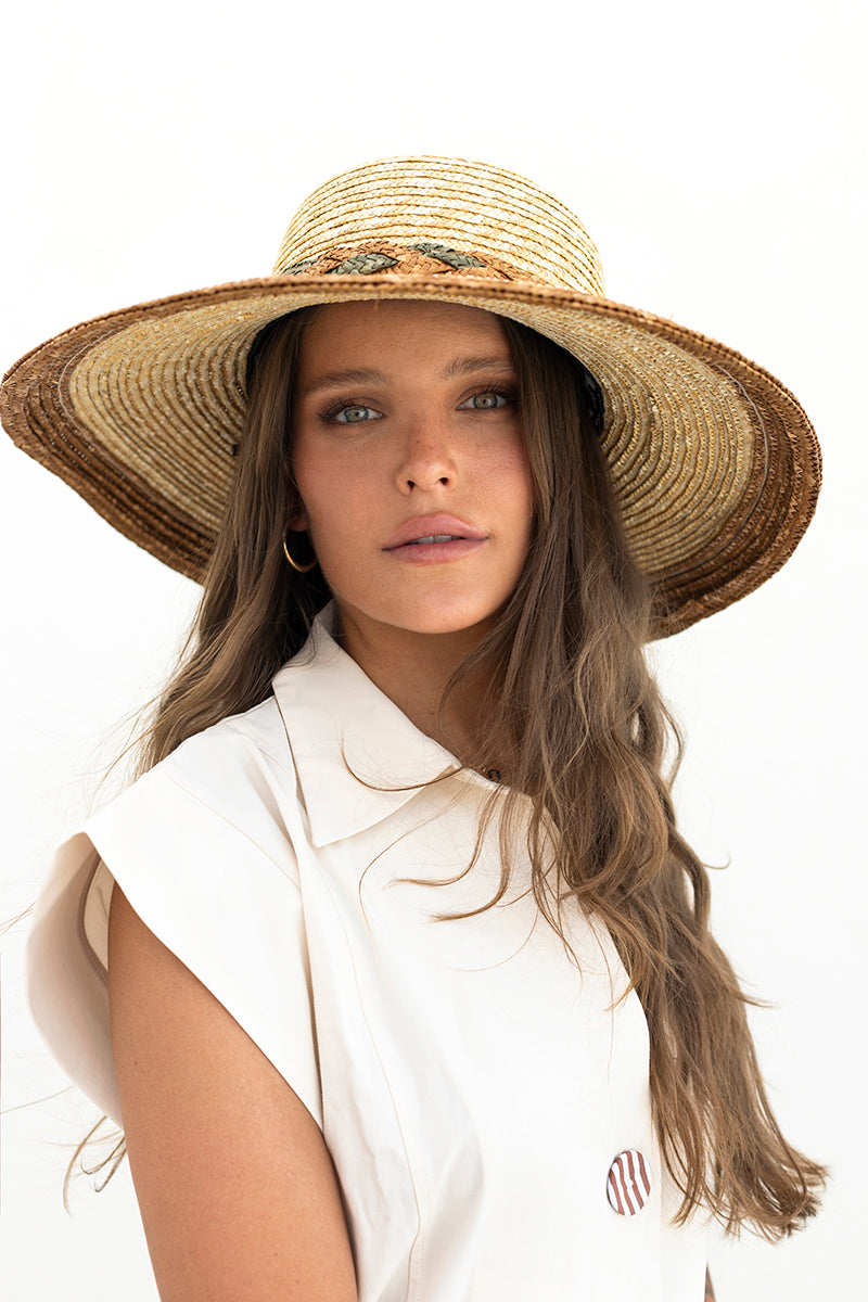 Sombrero Cuchi braid camel